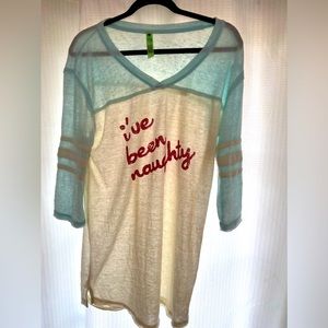 “I’ve been naughty” Nightgown